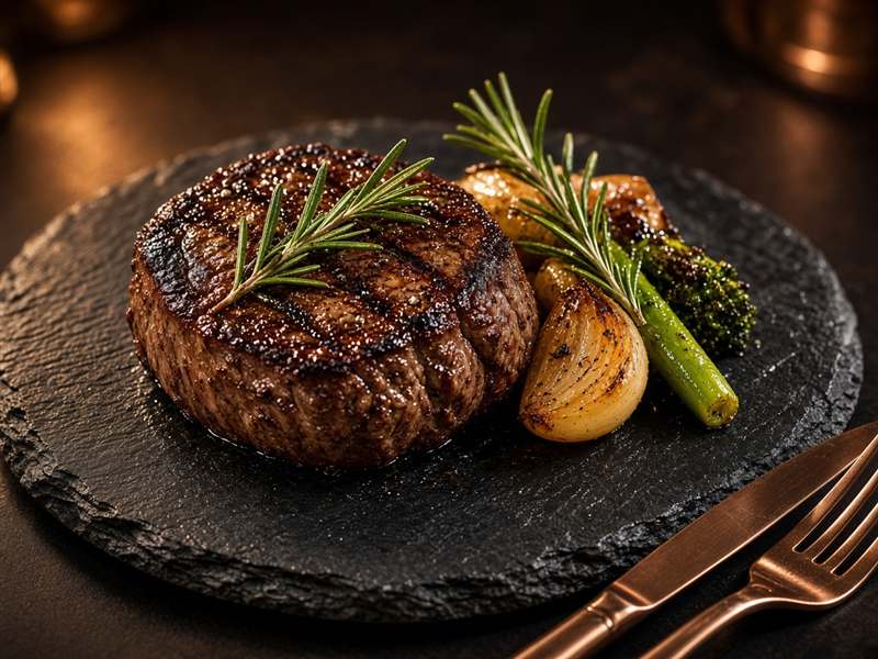 Prato premium de carne do RitzMeat